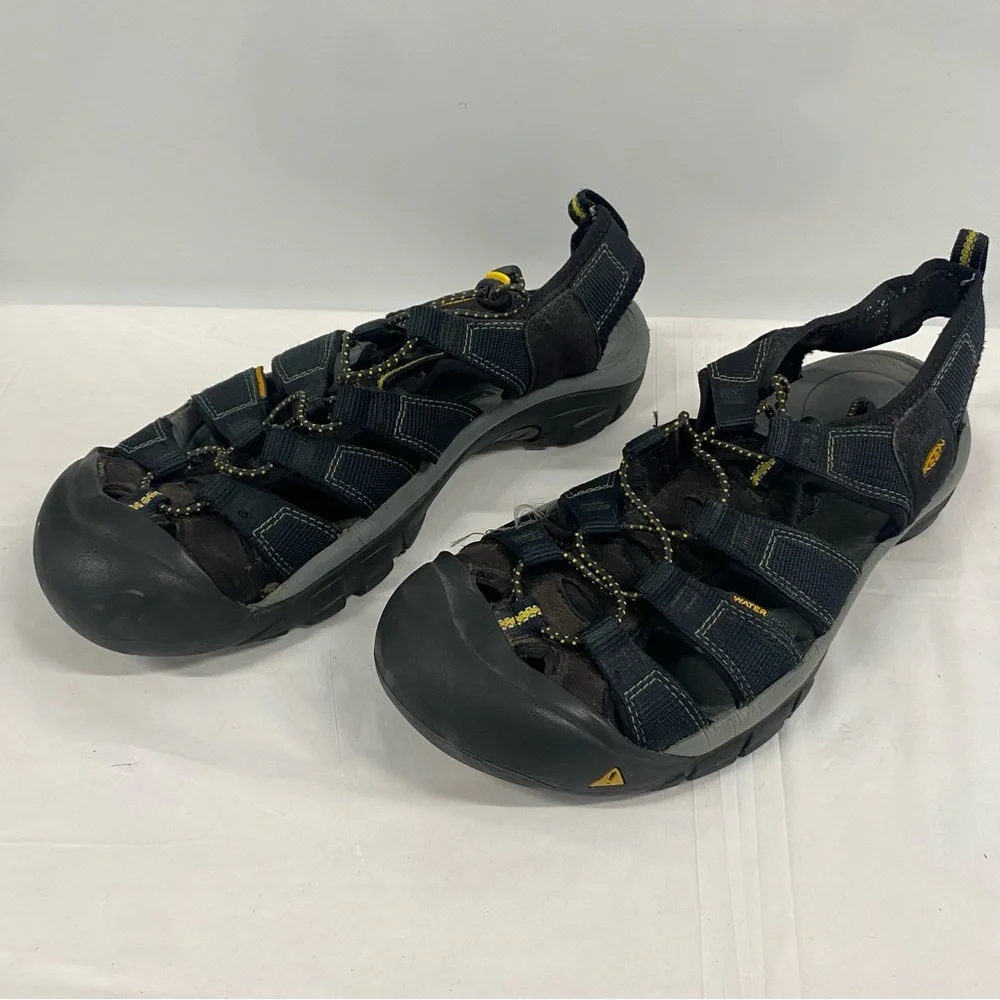 Keen Black and Yellow Outdoor Hiking Sandals